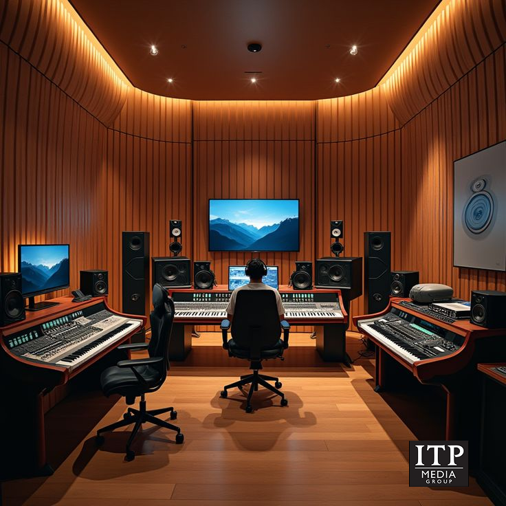 Man in a studio