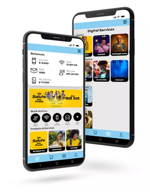 Mobile app for a Telco in Africa 